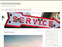 Tablet Screenshot of civilcivilservant.com